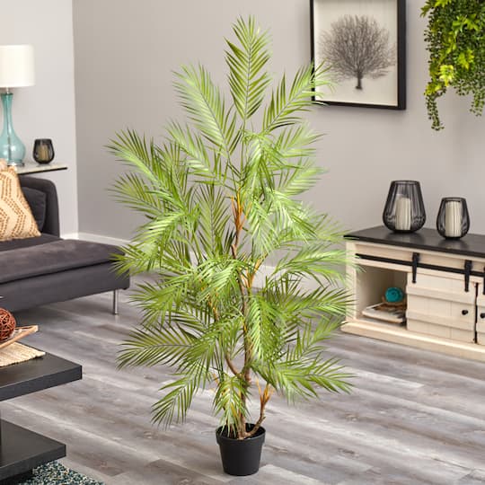 4.5ft. Potted Areca Artificial Palm Tree
